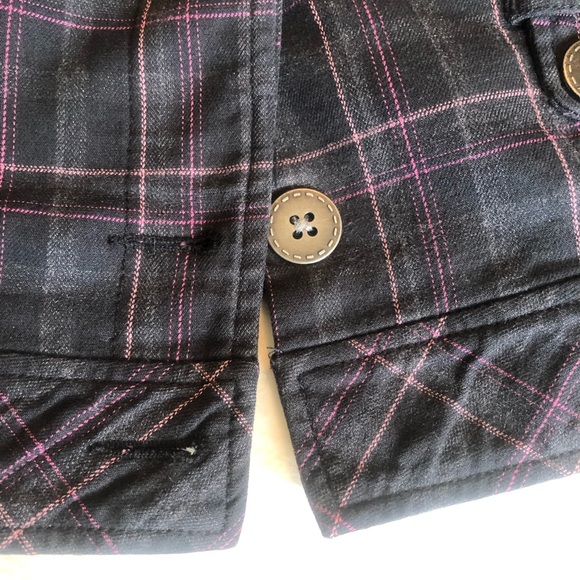 Hip-length plaid jacket - Picture 9 of 9